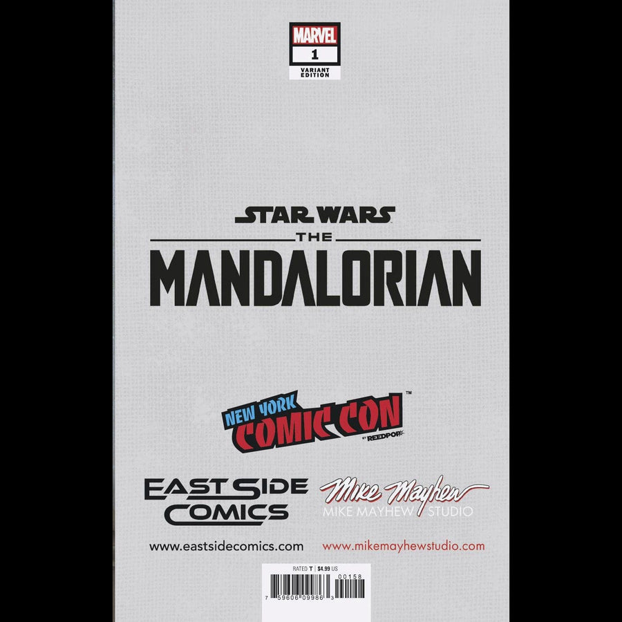 STAR WARS: THE MANDALORIAN #1 Mike Mayhew Studio Variant Cover C 