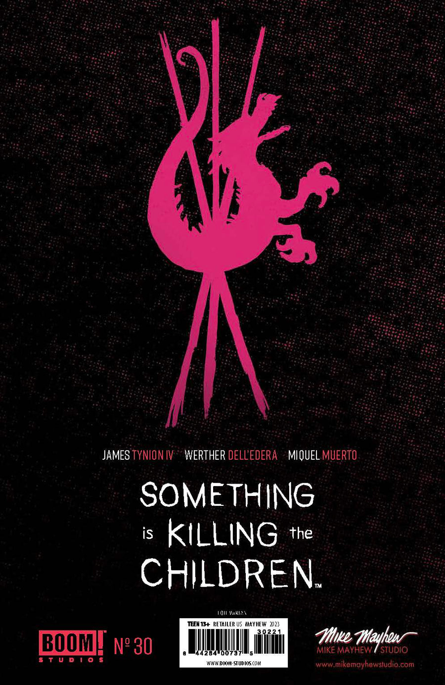 SOMETHING IS KILLING THE CHILDREN #30 Mike Mayhew Studio Variant Cover C Foil Full Duo Signed with COA