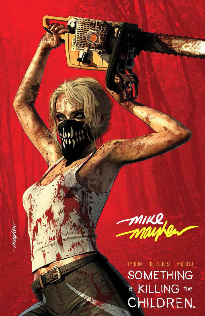SOMETHING IS KILLING THE CHILDREN #30 Mike Mayhew Studio Variant Set of Cover A Trade Dress, Cover B Virgin & Cover C Foil Full Duo Signed with COA