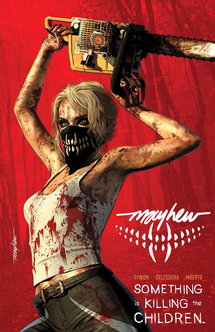 SOMETHING IS KILLING THE CHILDREN #30 Mike Mayhew Studio Variant Set of Cover A Trade Dress, Cover B Virgin & Cover C Foil Teeth Sig with COA