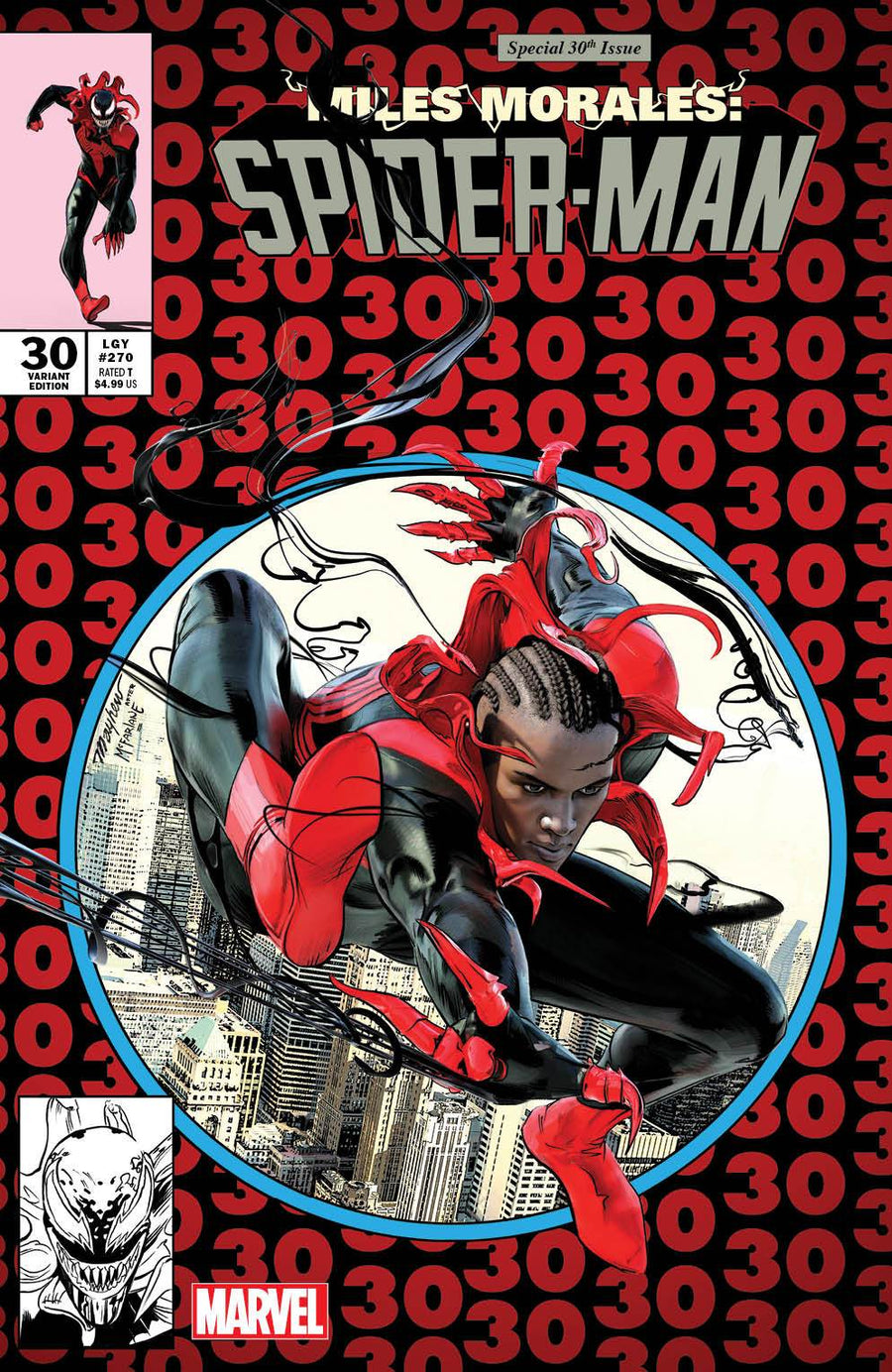 MILES MORALES SPIDER-MAN #30 MIKE MAYHEW STUDIO VARIANT COVER A TRADE DRESS RAW