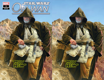 STAR WARS: OBI-WAN KENOBI #1 Mike Mayhew Studio Variant Cover A and Virgin Cover B Star Wars Sig with COA