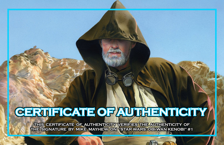 STAR WARS: OBI-WAN KENOBI #1 Mike Mayhew Studio Variant Set of Cover A and Virgin Cover B Signed with COA