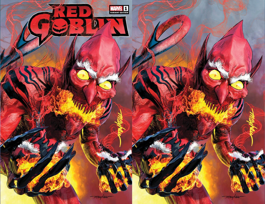 RED GOBLIN #1 Mike Mayhew Studio Variant Cover A Trade Dress and Cover B Virgin Signed with COA