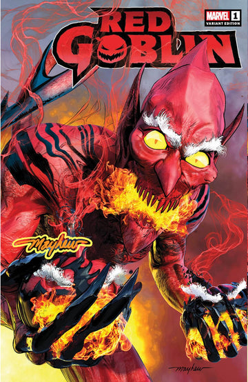 RED GOBLIN #1 Mike Mayhew Studio Variant Cover A Trade Dress Radioactive Glow Sig with COA