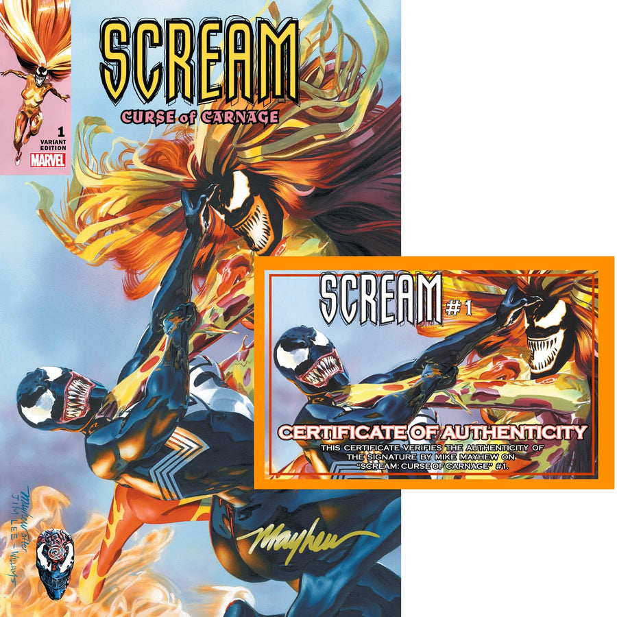 SCREAM: CURSE OF CARNAGE #1 Variant Cover Signed with COA