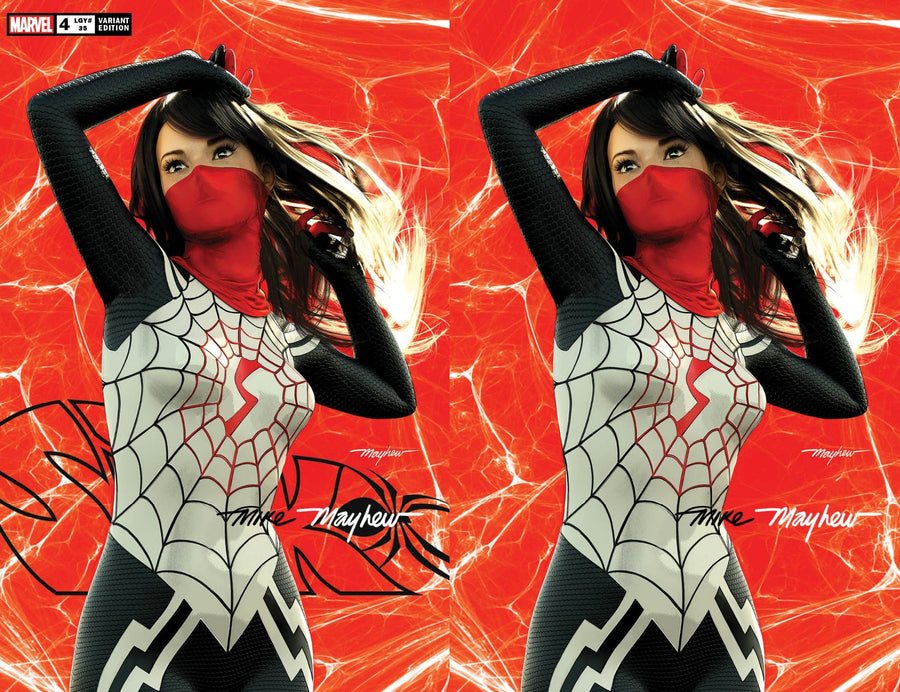 SILK #4 Mike Mayhew Studio Cover A and Virgin Cover B Full Duo Signed with COA