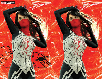 SILK #4 Mike Mayhew Studio Cover A Trade Dress & Cover B Virgin Thwip Sig with COA