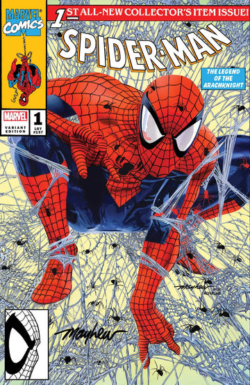 SPIDER-MAN #1 (2022) Mike Mayhew Studio Variant Cover A Trade Dress Signed with COA