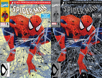 SPIDER-MAN #1 (2022) Mike Mayhew Studio Variant Cover A Trade Dress and Cover B Virgin Thwip Sig with COA