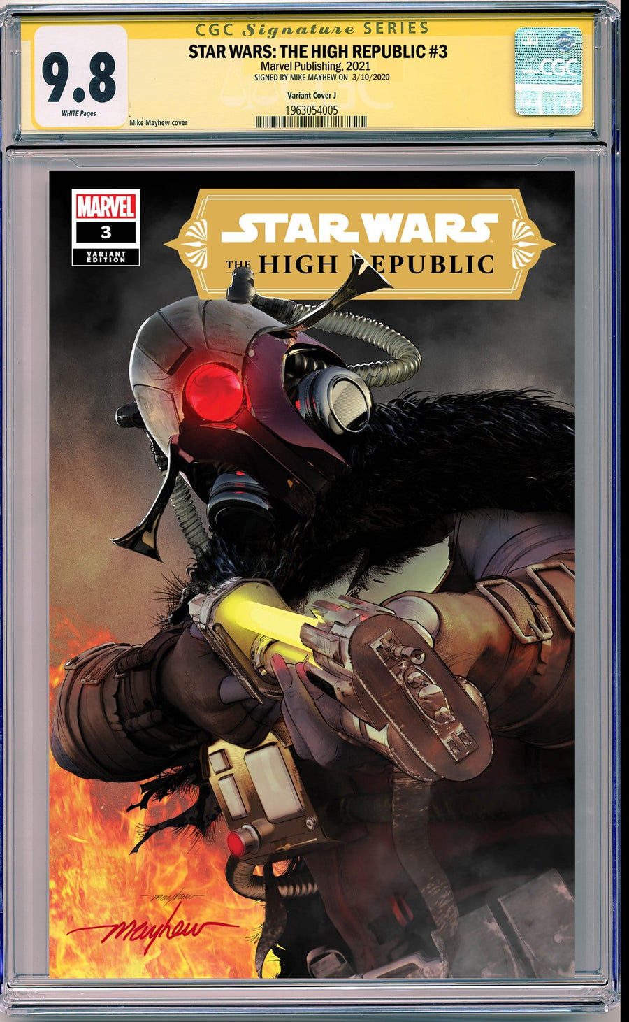 STAR WARS: THE HIGH REPUBLIC #3 MIKE MAYHEW STUDIO EXCLUSIVE VARIANTS CGC SIG SERIES 9.6 AND ABOVE OPTIONS