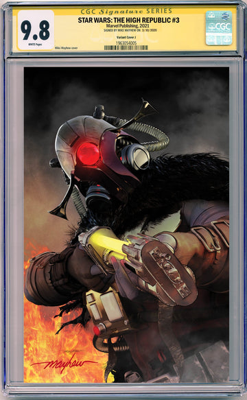 STAR WARS: THE HIGH REPUBLIC #3 MIKE MAYHEW STUDIO EXCLUSIVE VARIANTS CGC SIG SERIES 9.6 AND ABOVE OPTIONS