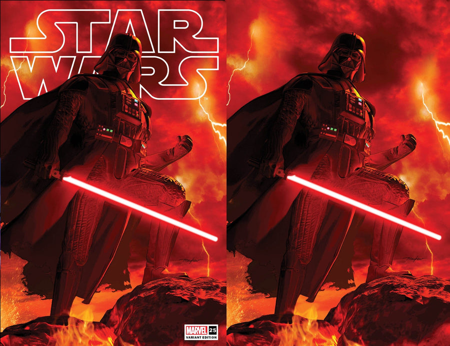 STAR WARS #25/100 Mike Mayhew Studio Variant Cover Set of Cover A and Virgin Cover B Raw