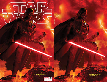 STAR WARS #25/100 Mike Mayhew Studio Variant Cover Set of Cover A and Virgin Cover B Signed with COA