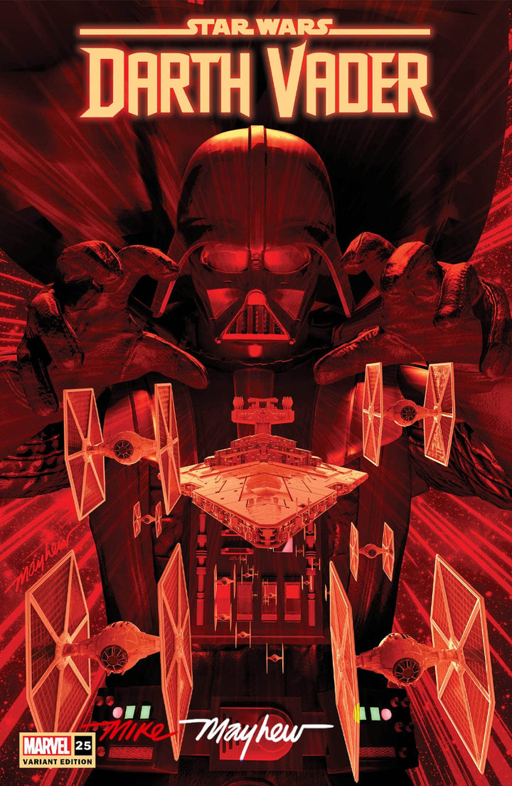 STAR WARS: DARTH VADER #25 Mike Mayhew Studio Variant Cover A Full Duo Signed with COA
