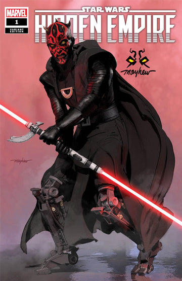 STAR WARS: HIDDEN EMPIRE #1 Mike Mayhew Studio Variant Cover A Trade Dress Darth Maul Sig with COA