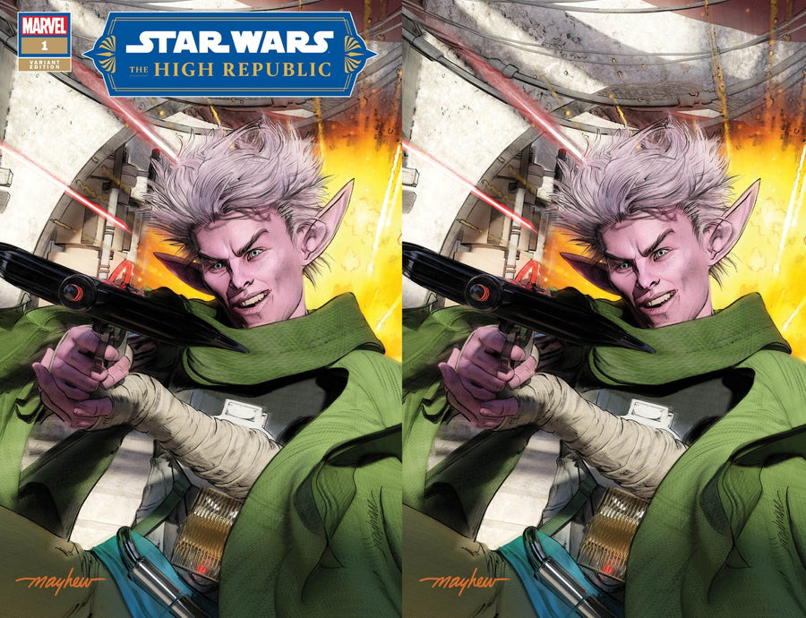 STAR WARS: THE HIGH REPUBLIC THE BLADE #1 (2022) Mike Mayhew Studio Variant Cover A Trade Dress and Cover B Virgin Raw