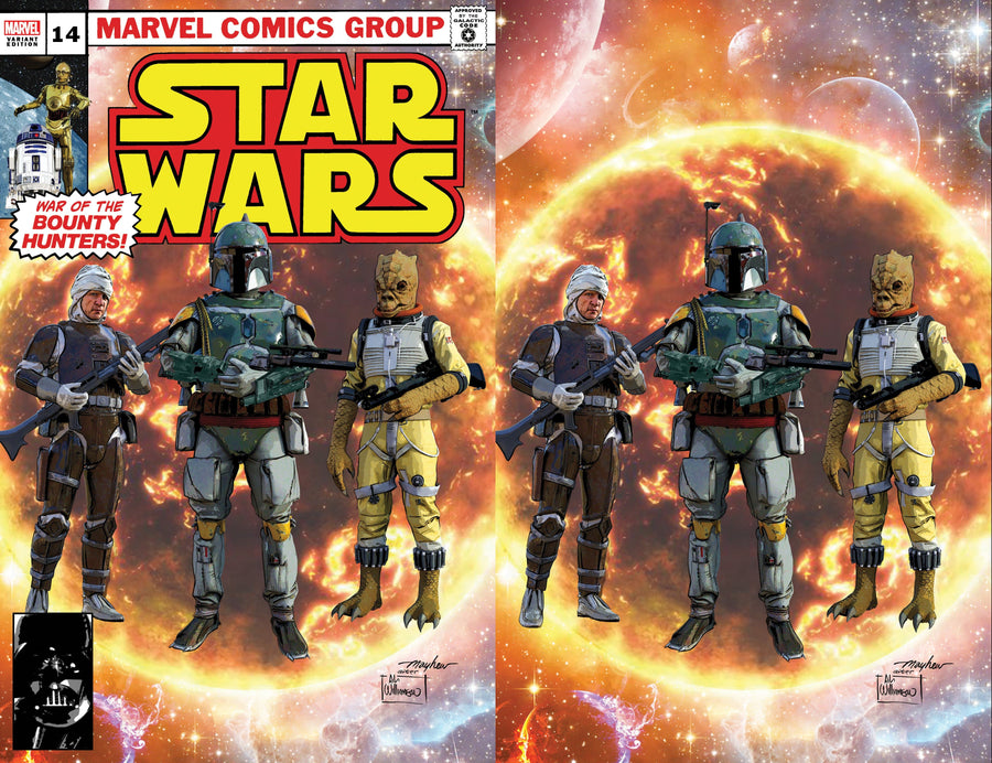 STAR WARS #14 Mike Mayhew Studio Variant Cover Set of Trade Dress and Virgin Raw