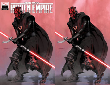 STAR WARS: HIDDEN EMPIRE #1 Mike Mayhew Studio Variant Cover A Trade Dress and Cover B Virgin Raw