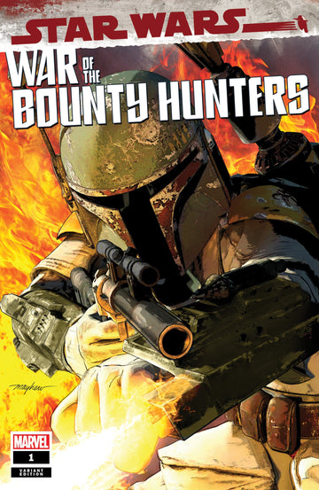 STAR WARS: WAR OF THE BOUNTY HUNTERS #1 Mike Mayhew Studio Variant Cover Trade Dress Raw