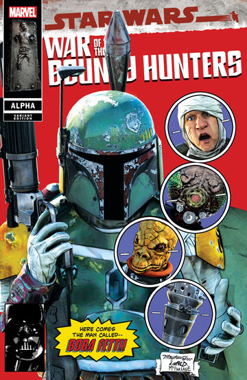 STAR WARS: WAR OF THE BOUNTY HUNTERS ALPHA #1 MIKE MAYHEW STUDIO VARIANT COVER TRADE DRESS RAW