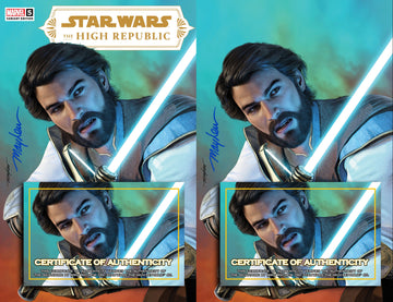 STAR WARS: THE HIGH REPUBLIC #5 MIKE MAYHEW STUDIO VARIANT COVER TRADE DRESS AND VIRGIN SET SIGNED WITH COA
