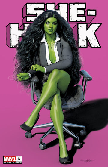 SHE-HULK #6 Mike Mayhew Studio Variant Cover Trade Dress Raw