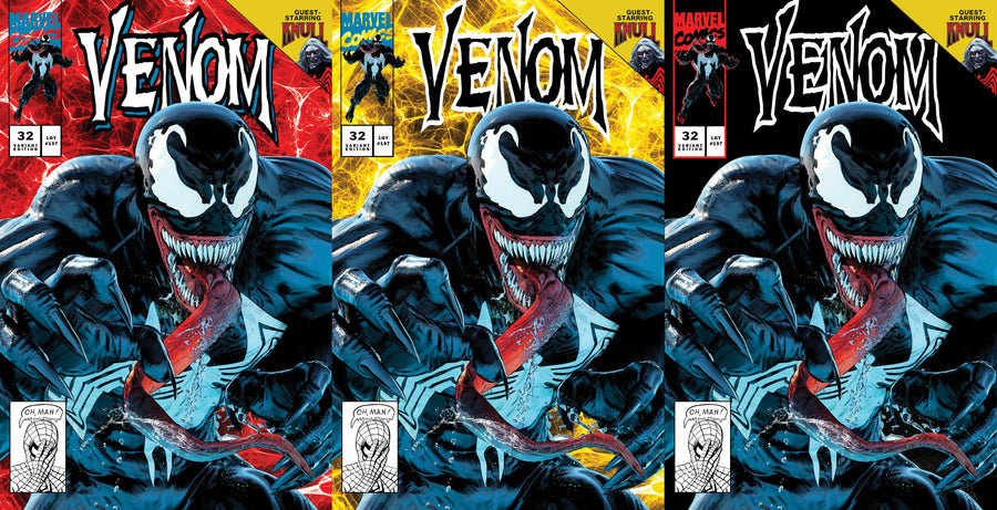 VENOM #32 Mike Mayhew Studio Variant Cover A, Cover B and Cover C Set Raw