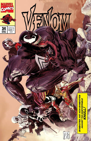 VENOM #34 Mike Mayhew Studio Variant Cover A Trade Dress Raw