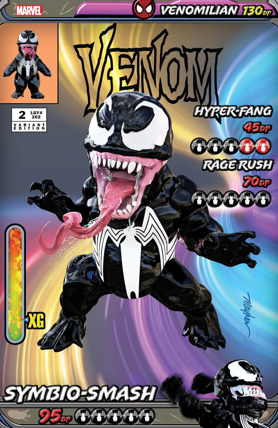 VENOM #2 Mike Mayhew Studio Variant Cover A Trade Dress Raw and 1:25 Lenil Yu Incentive Variant