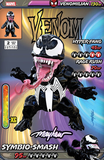 VENOM #2 Mike Mayhew Studio Variant Cover A Trade Dress Black Glow Signed with COA