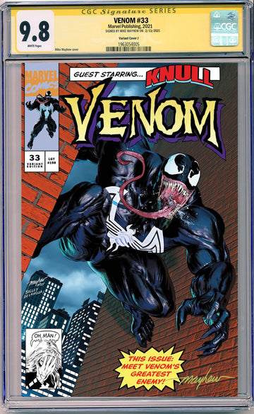 VENOM #33 MIKE MAYHEW STUDIO EXCLUSIVE VARIANTS CGC SIG SERIES 9.8 OPTIONS