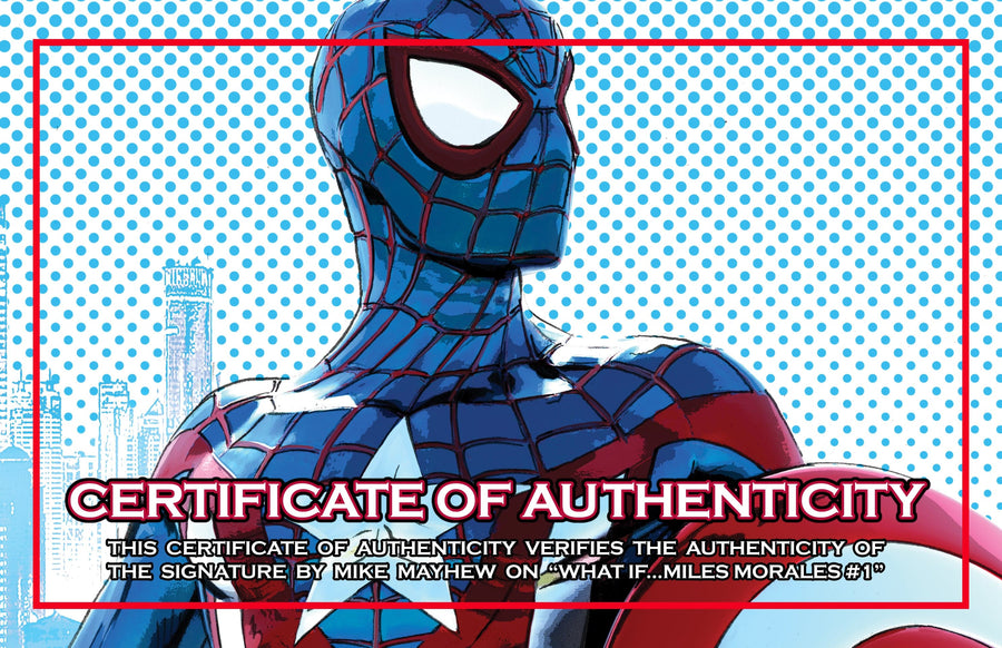 WHAT IF...MILES MORALES #1 Mike Mayhew Studio Variant Cover A Full-Duo Signed with COA
