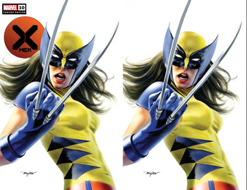 X-MEN #10 X-23 Variant Trade Dress Cover A Virgin Cover B Set Raw