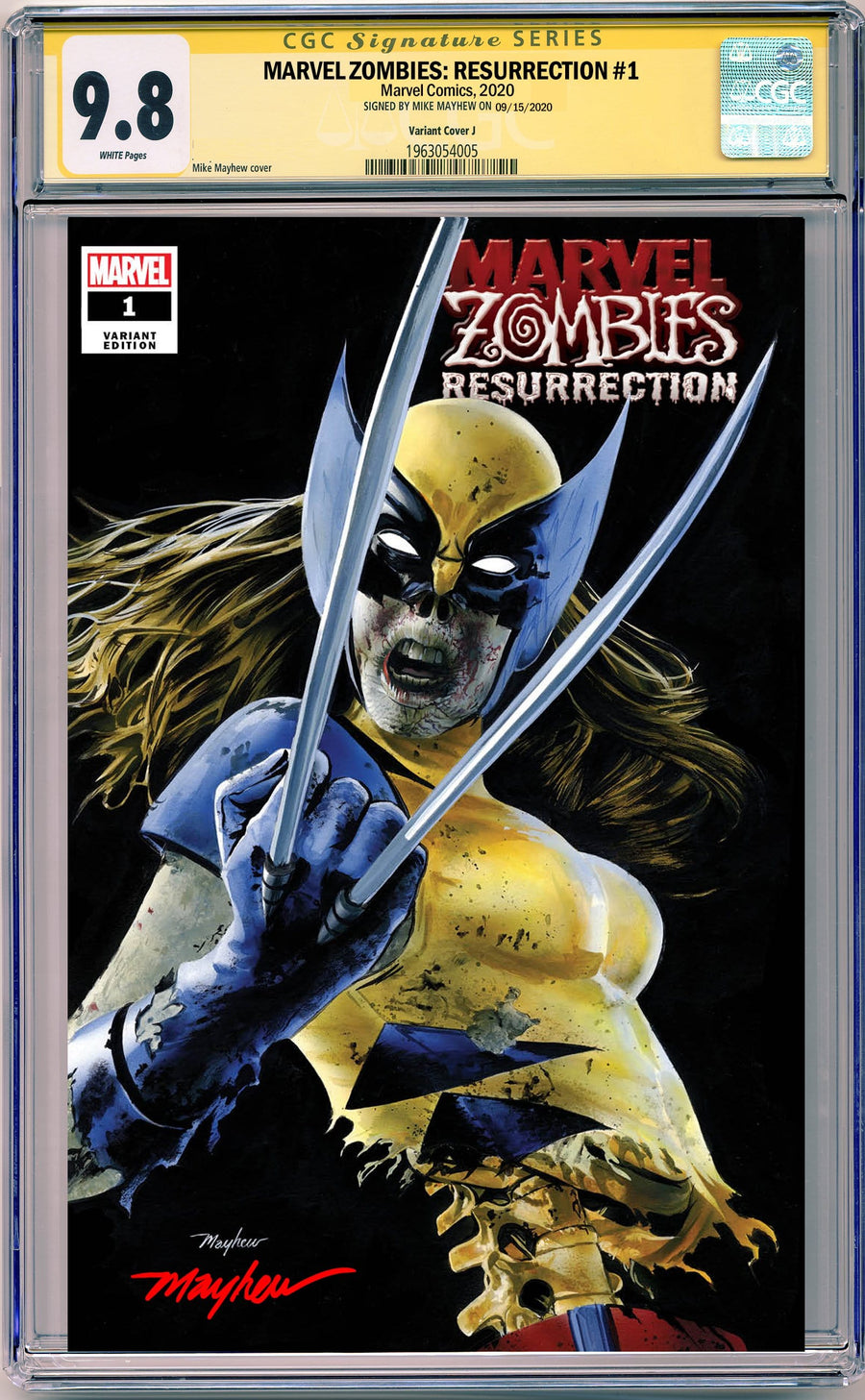 MARVEL ZOMBIES: RESURRECTION #1 EXCLUSIVE VARIANTS CGC SIG SERIES 9.6 AND ABOVE OPTIONS