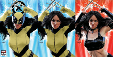 X-MEN #1 MIKE MAYHEW STUDIO VARIANT Set of COVER A Trade Dress, COVER B 