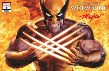 RETURN OF WOLVERINE KRS COMICS Variant Cover Signed by  Mike Mayhew