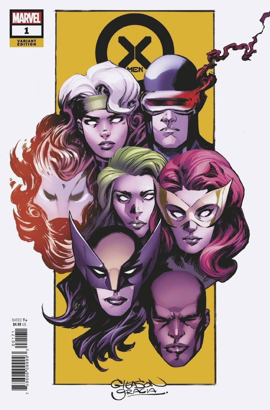 X-MEN #1 MIKE MAYHEW STUDIO VARIANT Set of COVER A Trade Dress and COVER B 